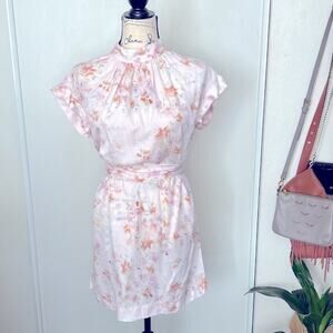 NEW! Cloth & Stone Pink Floral Mini Dress Size Small